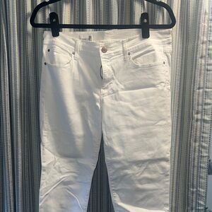Gap white legging jeans